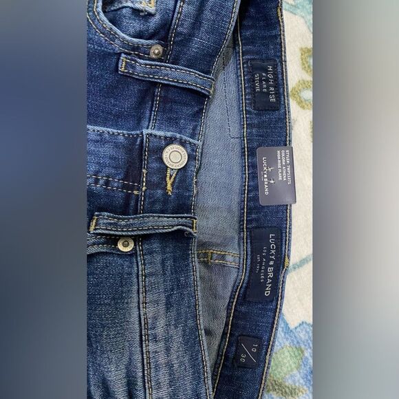 Lucky Brand Stevie High Rise Flare Jeans Women’s 10 Stretch NWT 30x32 - Picture 4 of 14